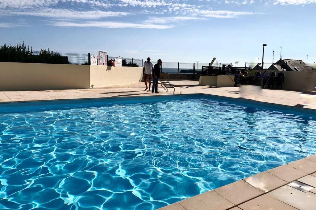 Charmant Studio A 400M De La Plage Avec Piscine Guidel Exterior foto